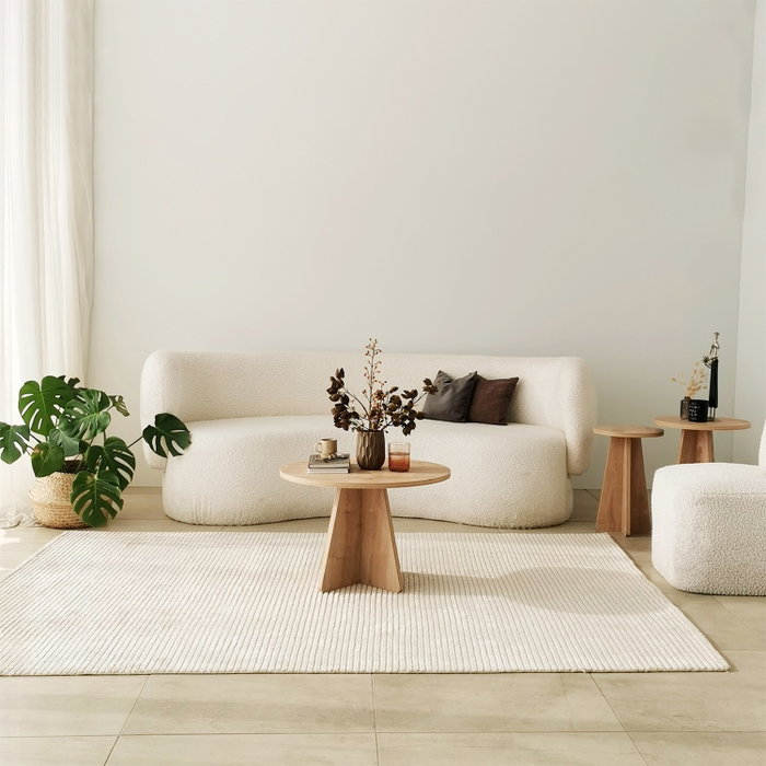 Hanah Home Mesa de Centro Mushroom - Sapphire Oak